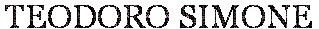 TEODORO SIMONE